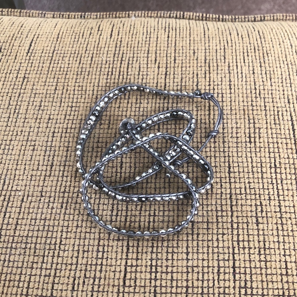 Elegant Silver Beaded Bracelet